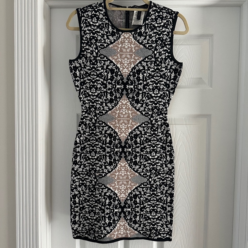 BcbgMaxAzria Bodycon Jacquard Dress (Worn Once) - Picture 1 of 1